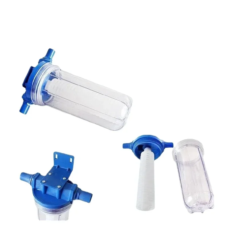 1Pcs Family Garden Plastic Blue Poultry Pet Products Farm Animal Feed Veterinary Reproduction Filter Water Supply Equipment B