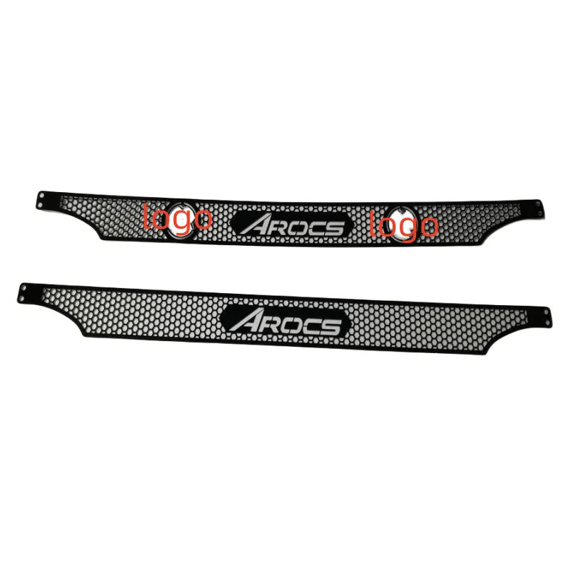 Rede de metal à prova de explosão para caminhão 1/14 Tamiya RC Arocs Benz 56352 3363 1/14 RC Trator Trailer Peças de atualização