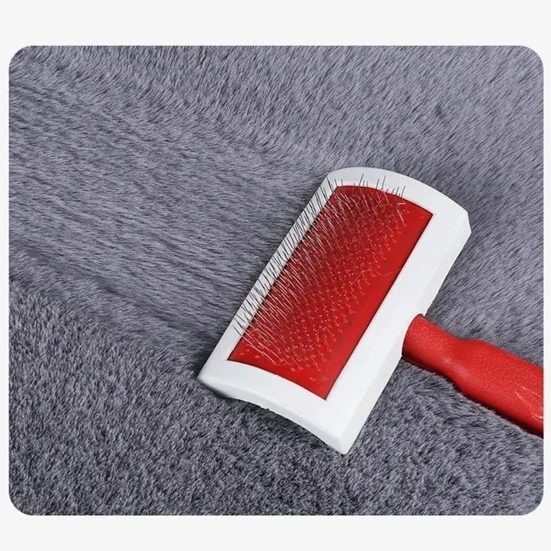 Plush Rabbit Fur Car Seat Cushion Winter Warmth Thick Wool Square Multicolor Cushion for Main Driver or Co-pilot Cover Universal
