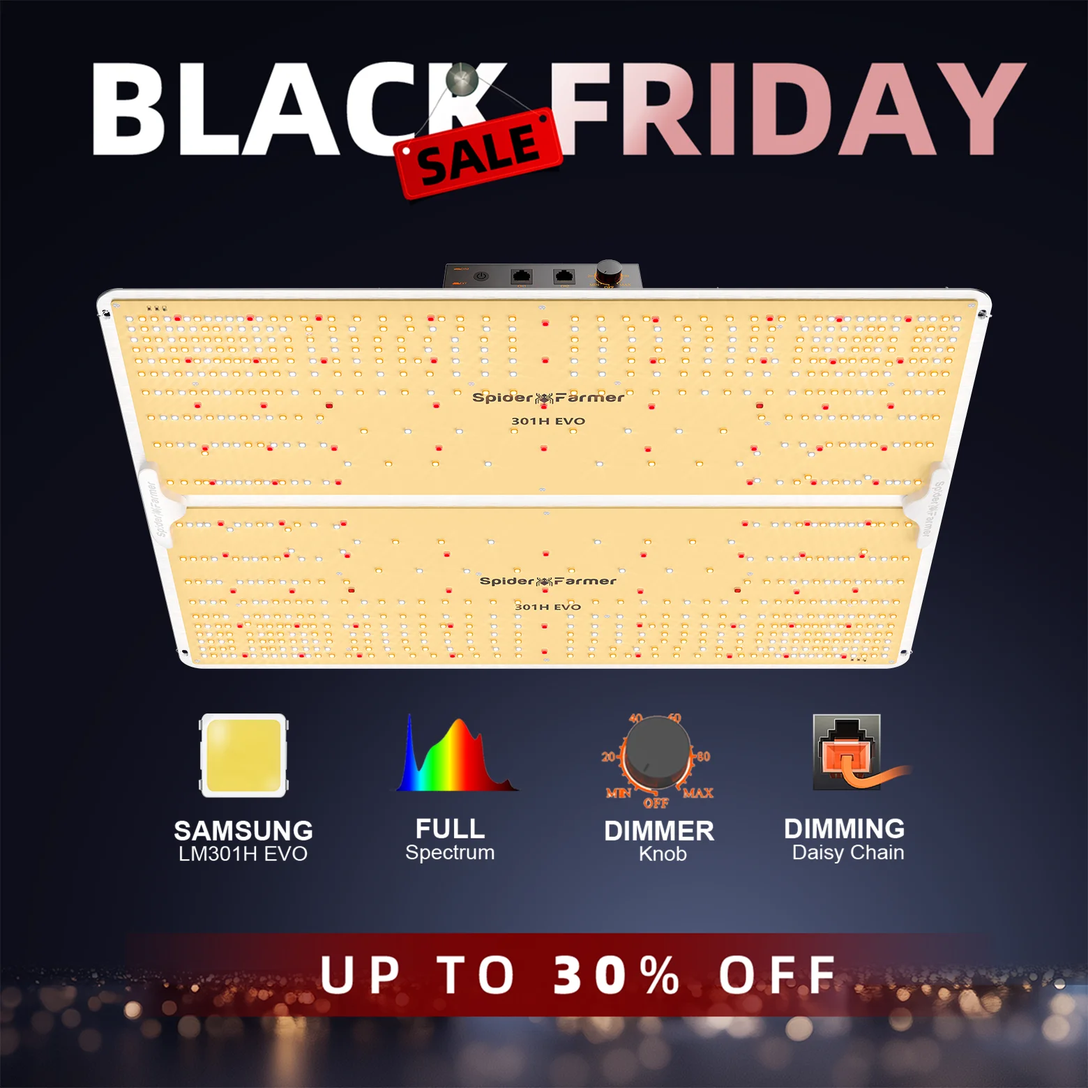 

Светодиодный светильник для выращивания растений Spider Farmer SF4000EVO, полный спектр, регулируемый драйвер для комнатных растений, совместимый с Smart GGS