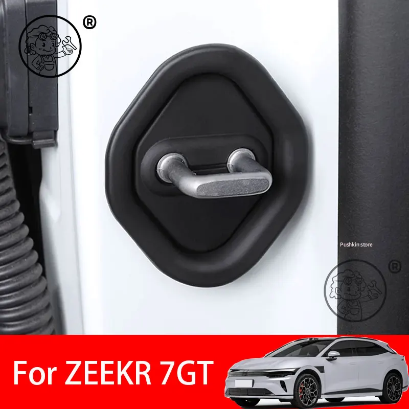 

For ZEEKR 7GT 2025 2026 Car Door Lock Protective Cover Anti-Collision Shock Absorbing Pad Accessories