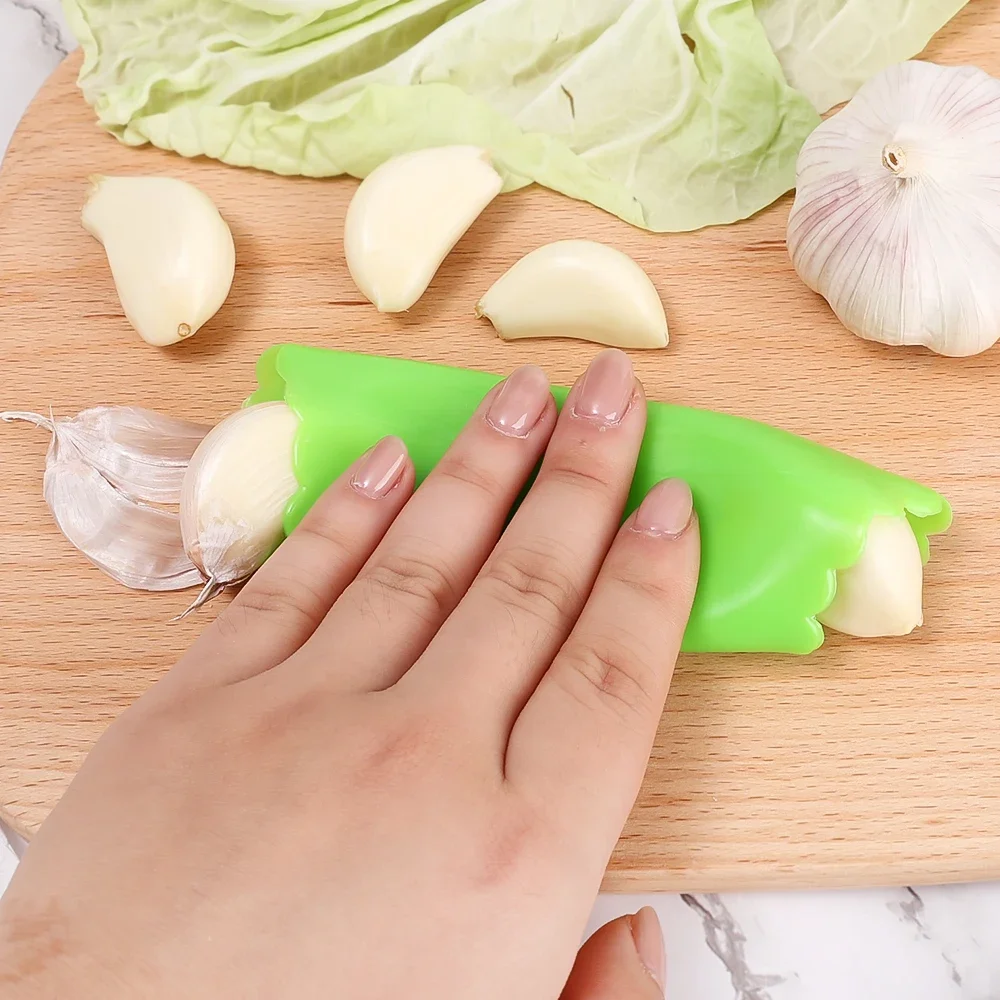 Silicone Garlic Peeler Useful Kitchen Vegetable Tools Tube Non-toxic Safety Peeling Garlic Stripper Kitchen Gadgets Accessories