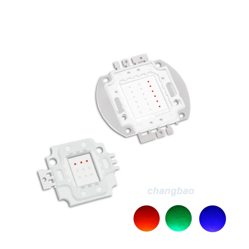 10W 20W 30W 50W 100W RGB High Power Leds for Stage lights, chasing lights, Par lights, floodlights