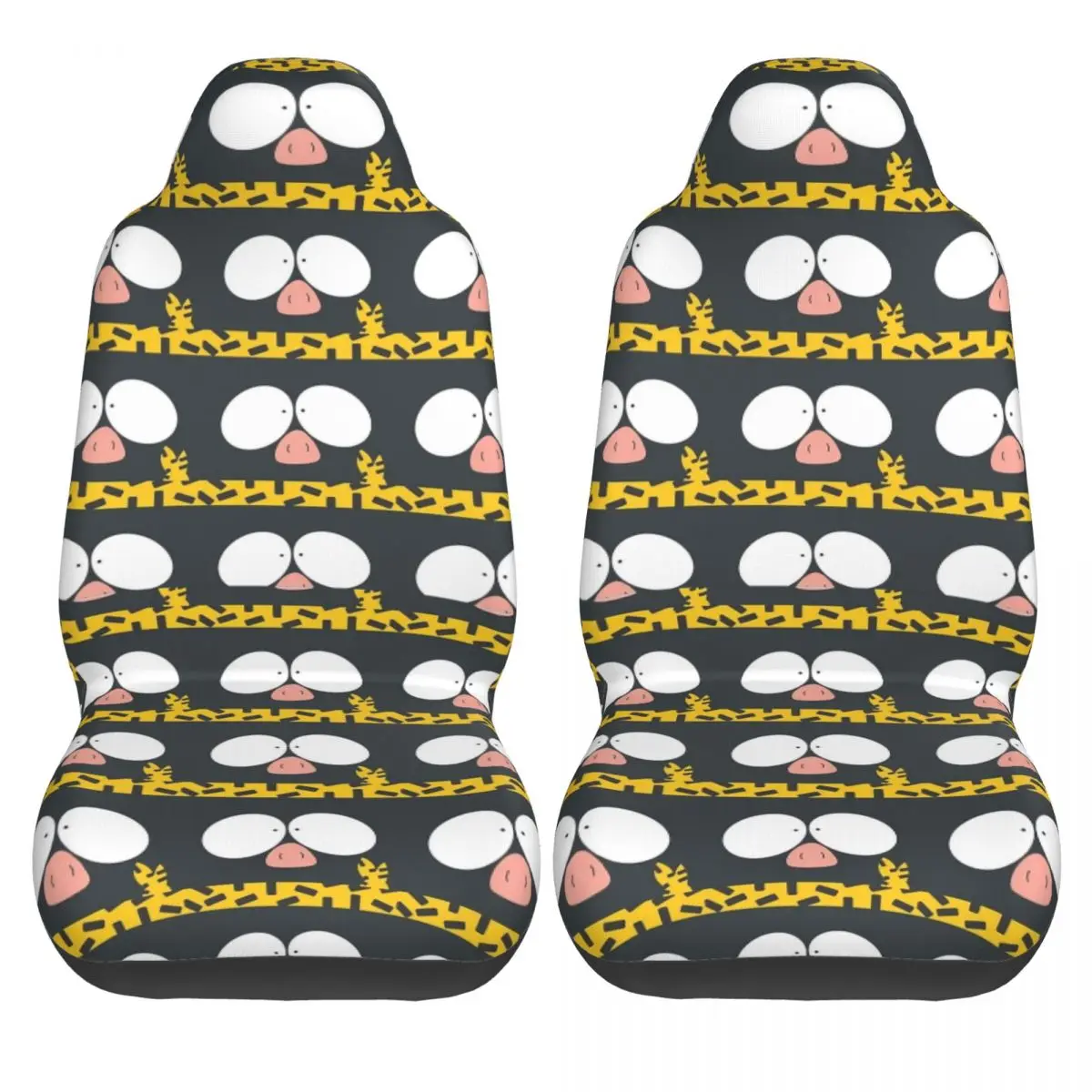 P-Chan Chibi Ranmas Anime Manga Universal Car Seat Cover Waterproof For SUV Car Seat Covers Polyester Car Accessories