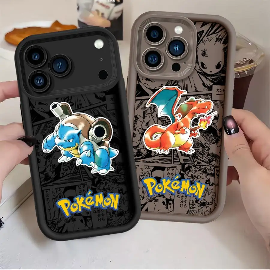 Japanese Anime Charizard Case for Apple iPhone 17 Pro Max 14 Plus 13 Mini 16 16e 11 17E XR 12 XS 15 Phone Cover view 4