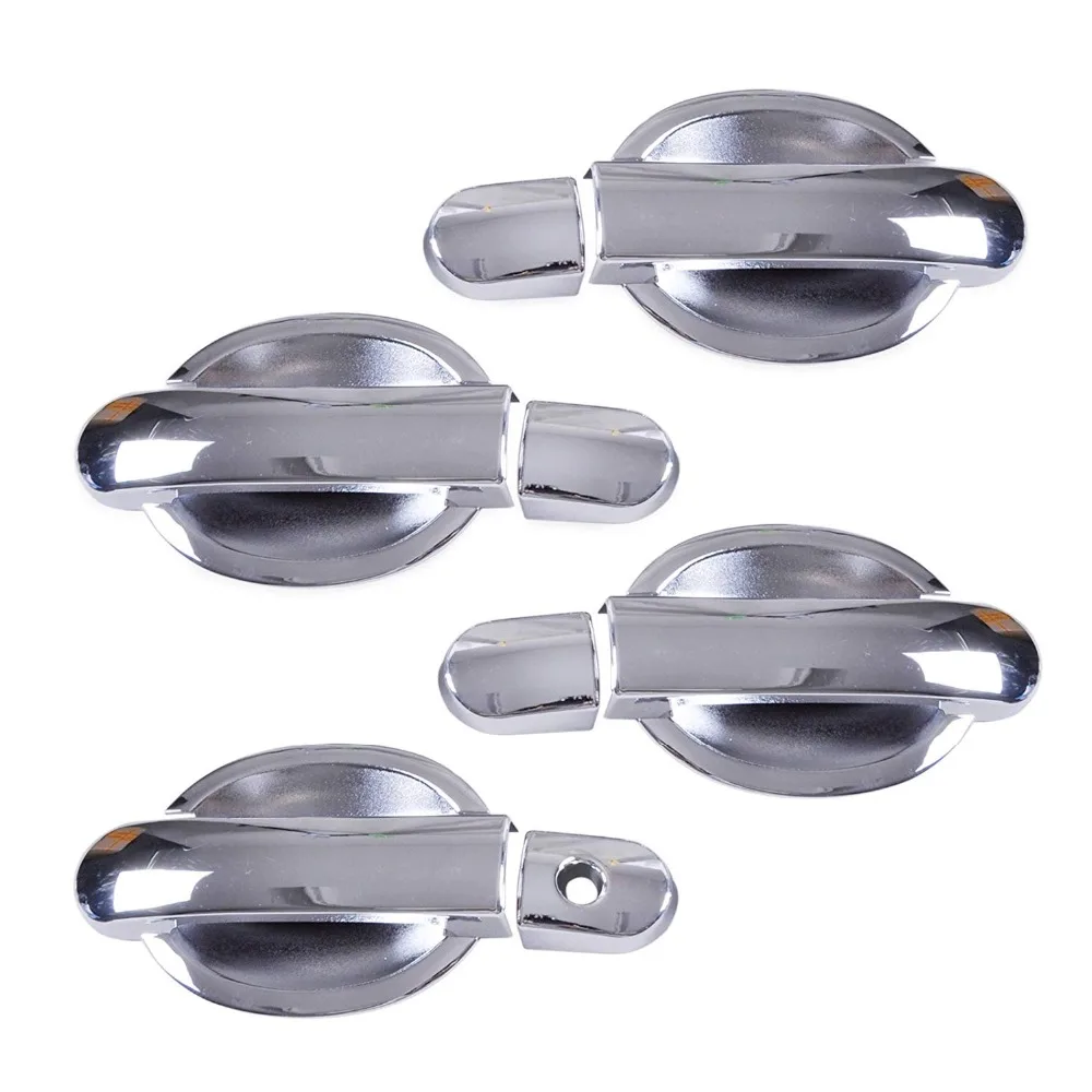 

Premium Grade 8pc Chrome Door Handle Cover and Cup Bowl Cover combo for Nissan Versa Tiida Latio 2007 - 2012