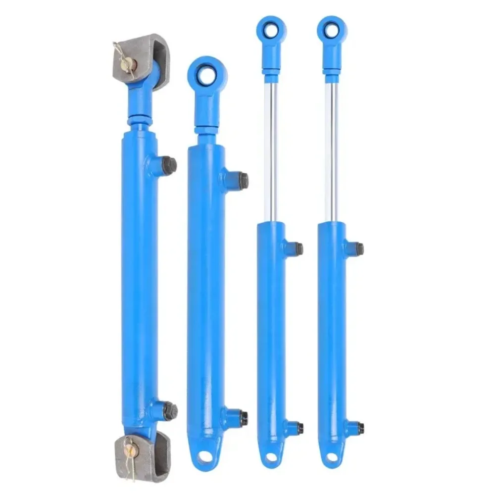 The hydraulic cylinder of HSG40 small-sized two-way excavator has a 2-ton double-ear hydraulic cylinder with oil top