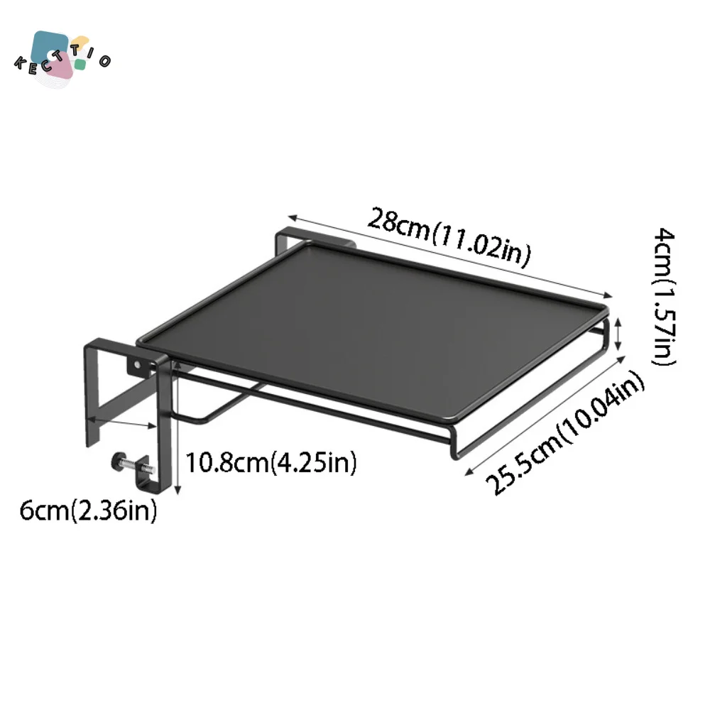 

Складная полка-органайзер для хранения на столешницу/дверцу шкафа с вешалкой для полотенец
