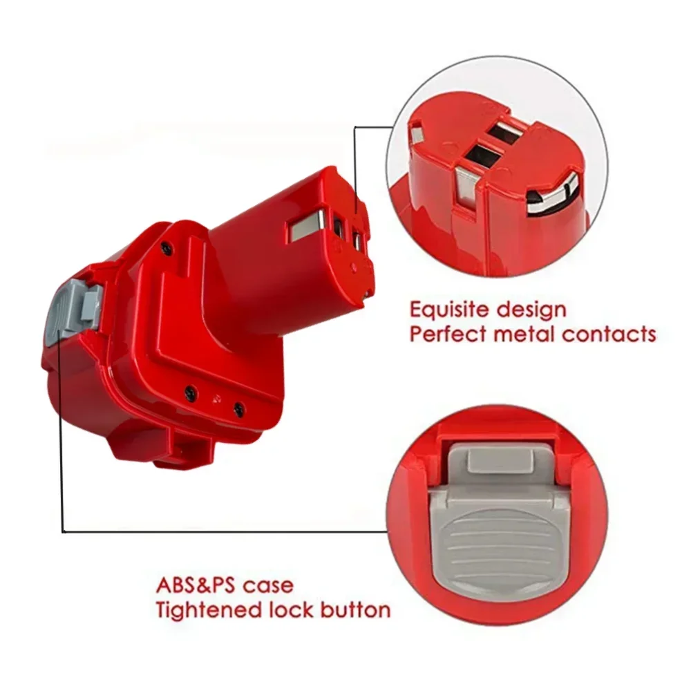

Ni-MH Battery 12V 4800mAh For Makita PA12 1223 1235 6270D 6271D 6317D 6227D Rechargeable Replacementt Power Tool Battery