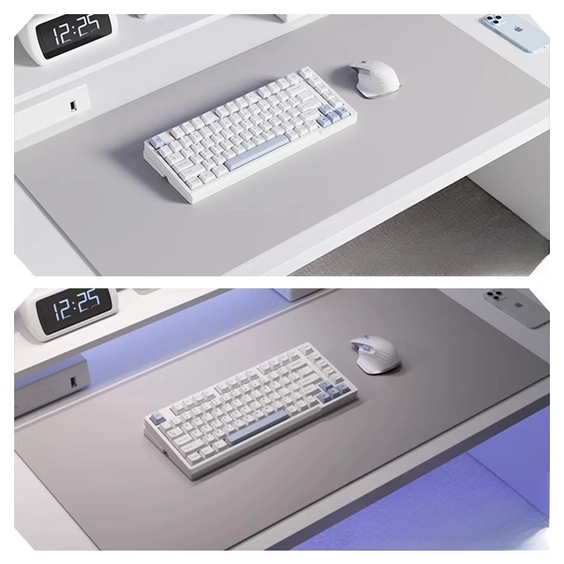 

Встроенный коврик для мыши + минималистичные периферийные устройства создают чистую, неопределенную и высококачественную настольную рабочую и развлекачную сцена.