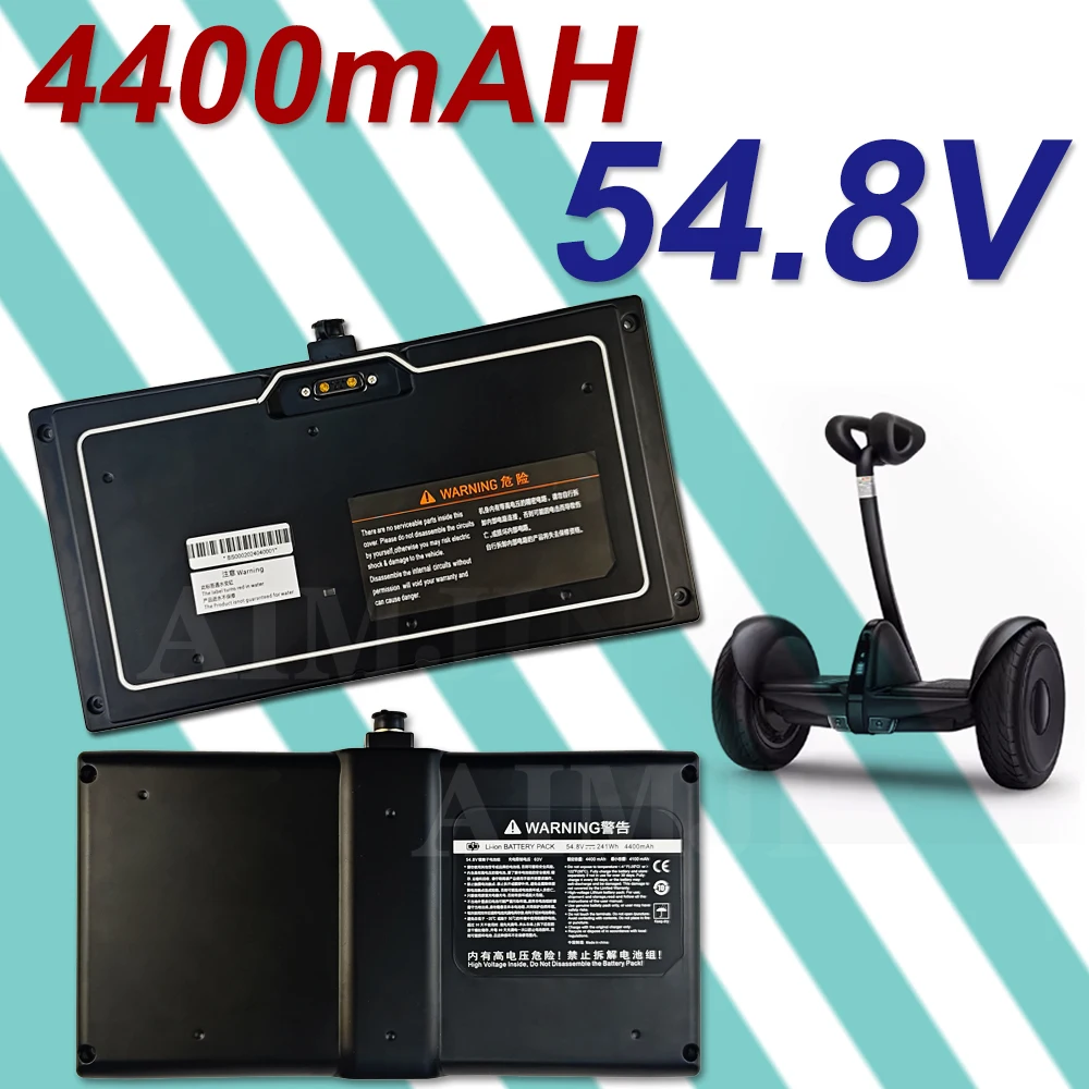 

Electric Balanced Lithium Battery Accessories For Xiaomi Mini No. 9 Balanced Car Battery 54.8v 4400mah