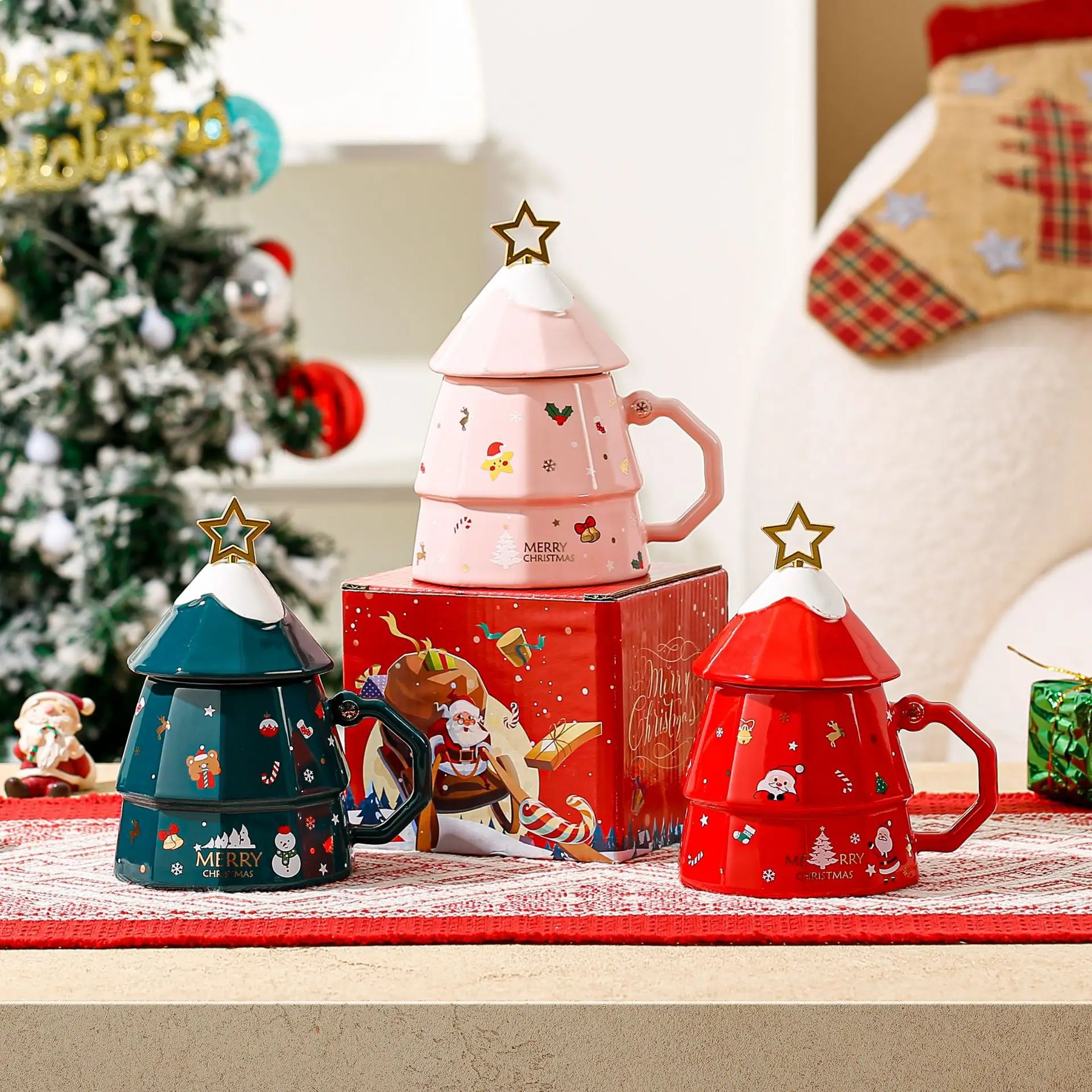 Cute Gingerbread Mug, Christmas Themed Drinkware for Kids, Fun Juice Milk Cup Кружка Из Нержавейки