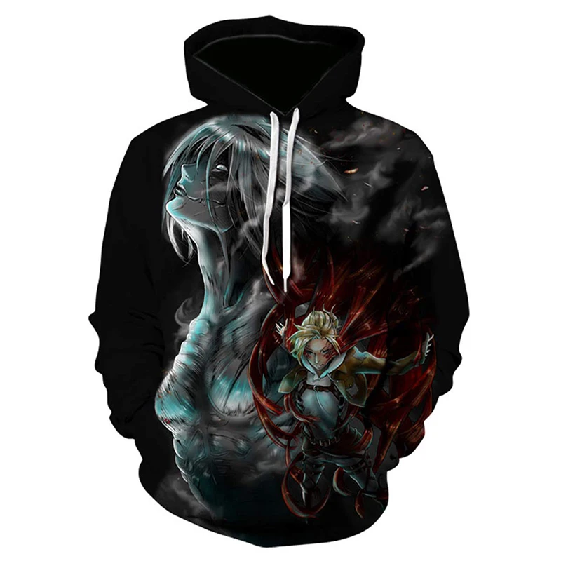 Sweatshirts 3d Printed Anime Hoodies Attack on Titan Pattern Harajuku Daily Hoodies Kids Novelty Unisex Autumn Winter Pullover