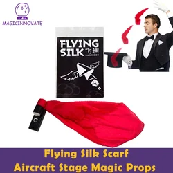 Flying Silk Scarf Aircraft Stage Magic Props Retail And Wholesale Magie Tricks Gimmick Electronical Device For Silk Magician