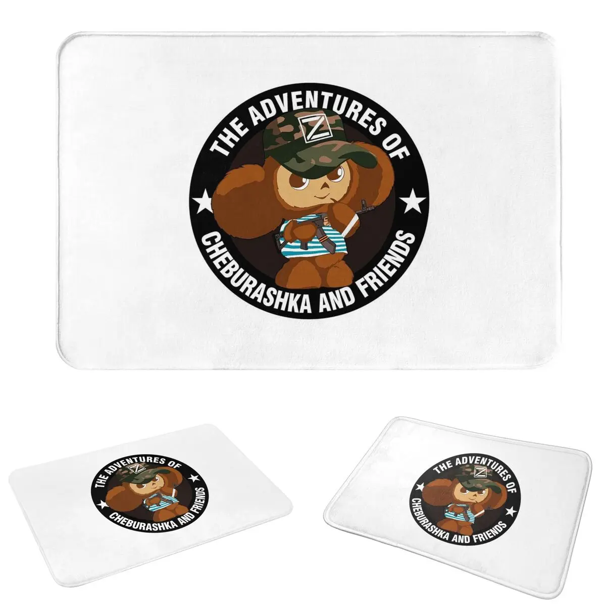 Cheburashka Anti-slip Doormat Floor Mat Water oil proof Carpet Rug for Kitchen Entrance Home Bedroom Footpad Mats