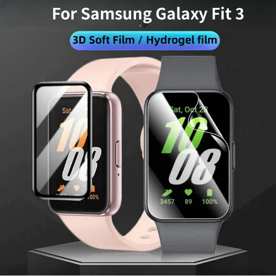 Soft TPU Film and PMMA Screen Protector For Samsung Galaxy Fit3 Fit 3 SM-R390