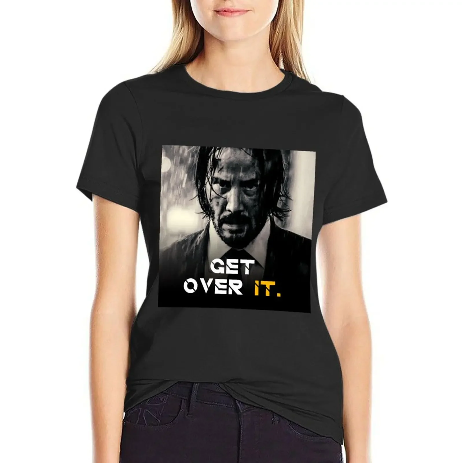 John wick T-Shirt korean fashion kawaii clothes aesthetic clothes graphic t-shirts for Women