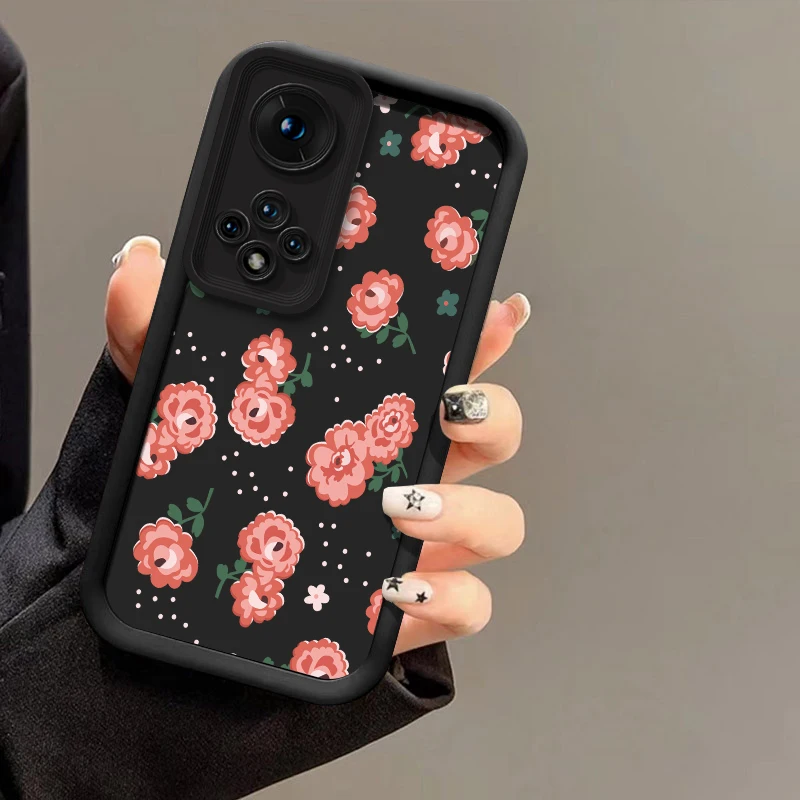 حافظة لهاتف شاومي 15 Ultra 17 Pro Max 13 12 11 Lite 5G NE 14T 15T Pro 13T 11i غطاء مطبوع عليه زهور مقاوم للصدمات #5