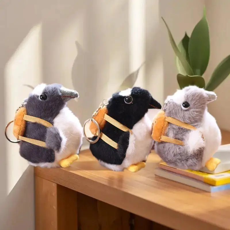 

Kawaii Little Penguin Plush Keychain Cute Cartoon Stuffed Doll Keyring Bag Pendant Backpack Hanging Decoration Birthday Gifts
