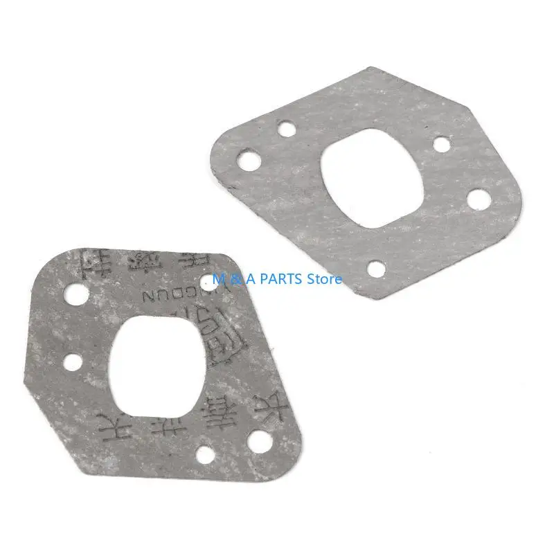 U1JF 2 Sets Chainsaw Carburetor Manifold Muffler Gasket for P350