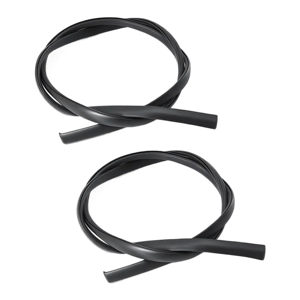 Roof Drip Molding Strip Set For Nissan For Versa Sedan 2012 To 2018 Replace 738533AW0A 738523AW0A Rubber Weather Seal Kit