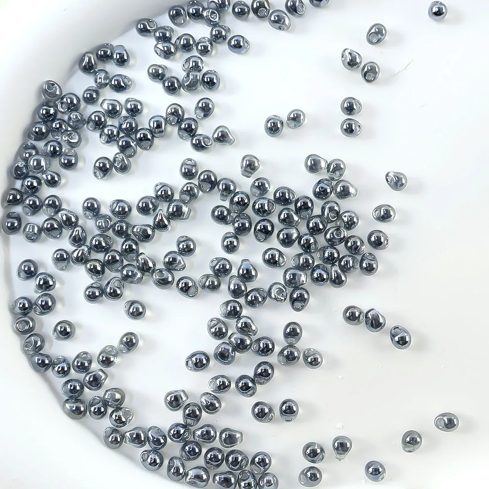 10 g/Röhre Miyuki transparente Wassertropfenperlen, importiert aus Japan, Schmuckzubehör, das zur Herstellung handgefertigter Armbänder und Halsketten verwendet wird. – Detail 10