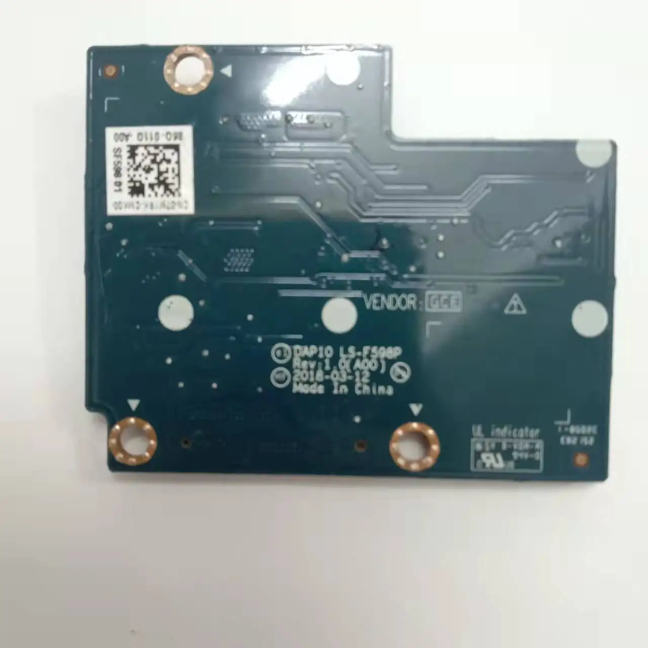 For DELL Precision 7530 7540 M7530 Battery Connector Board LS-F598P 07MYRK