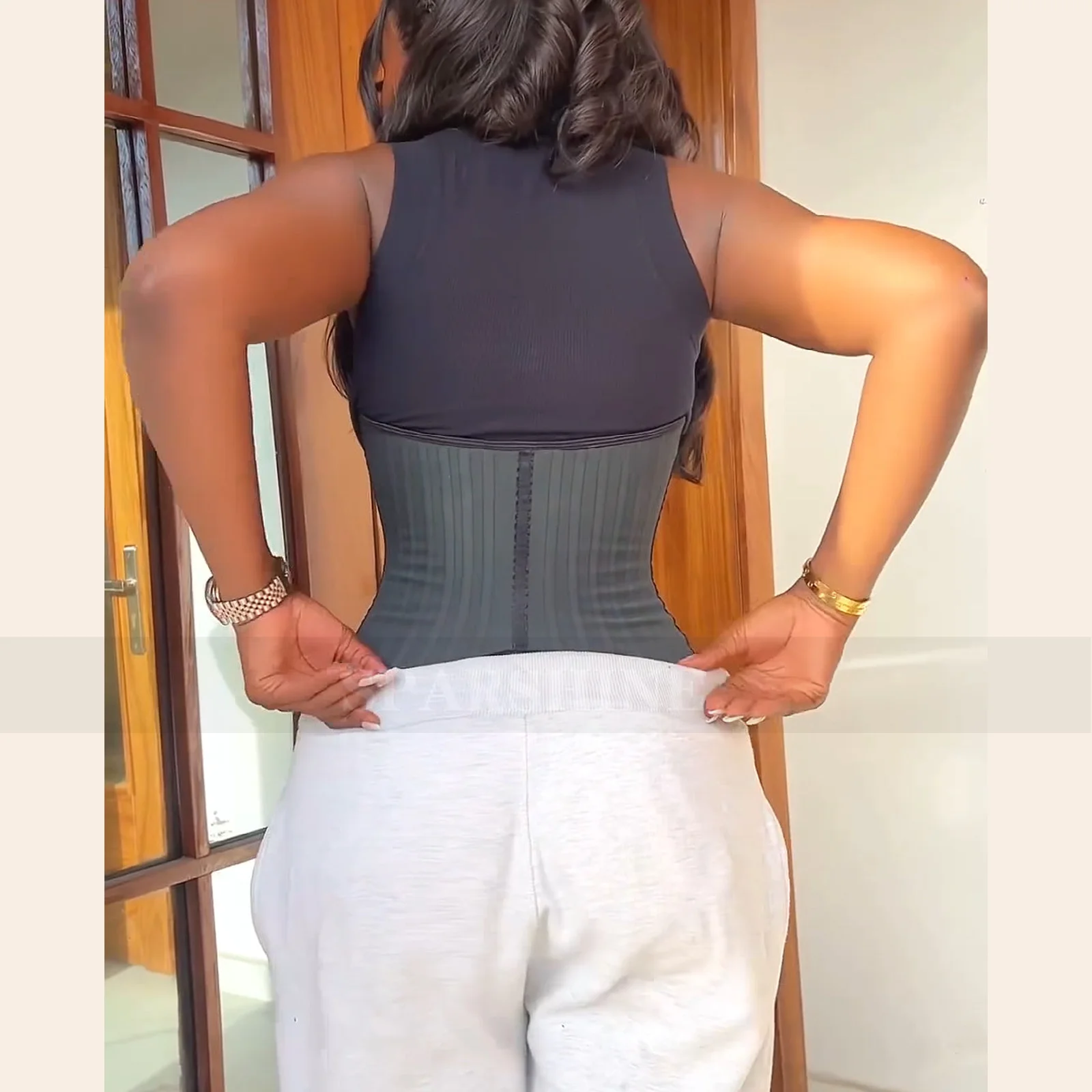 High Elastic Body Shaper Waist Trainer Tummy Control High Compression Shaping Corset Colombian Girdles Slimming Belt Shapewear