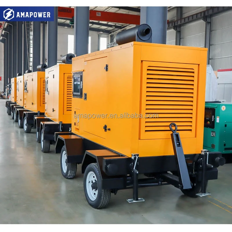 الكمون 6BT5.9-G2 محرك 80kw 100kva الطاقة الصامتة مقطورة مولدات الديزل مجموعة أفضل الأسعار