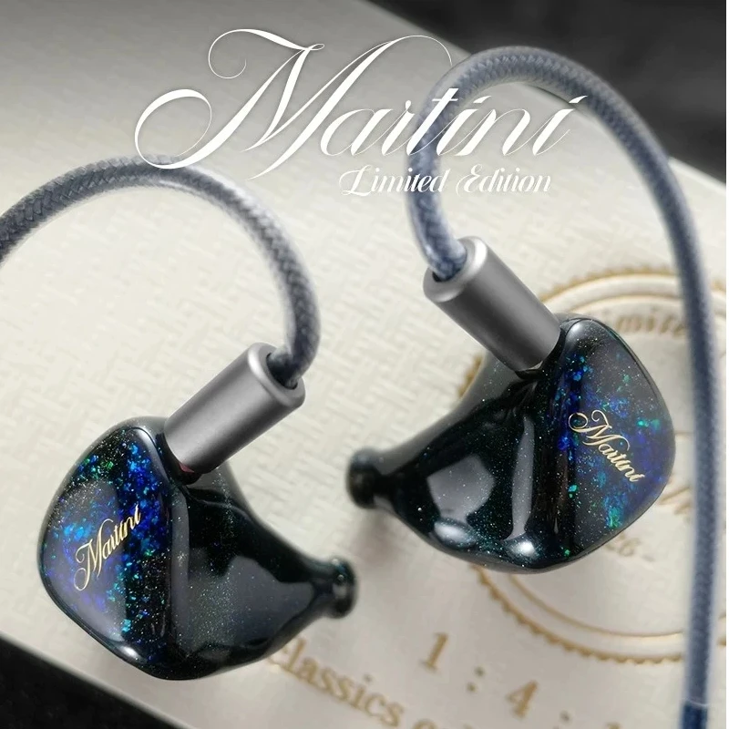 QoA Martini Limited Edition In-ear HIFI Earphone,1DD+4BA+1BC Hybrid VGP Award IEM,Wired Audiophile Vocal Monitor Flagship Earbud - view 4