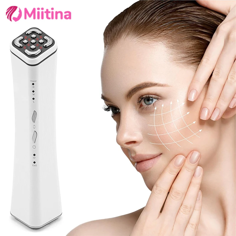 

EMS High Frequency Beauty Device Facial Lift Firming Fine Lines Tools Anti-aging Freezing Age Skin Rejuvenation Care Instrument