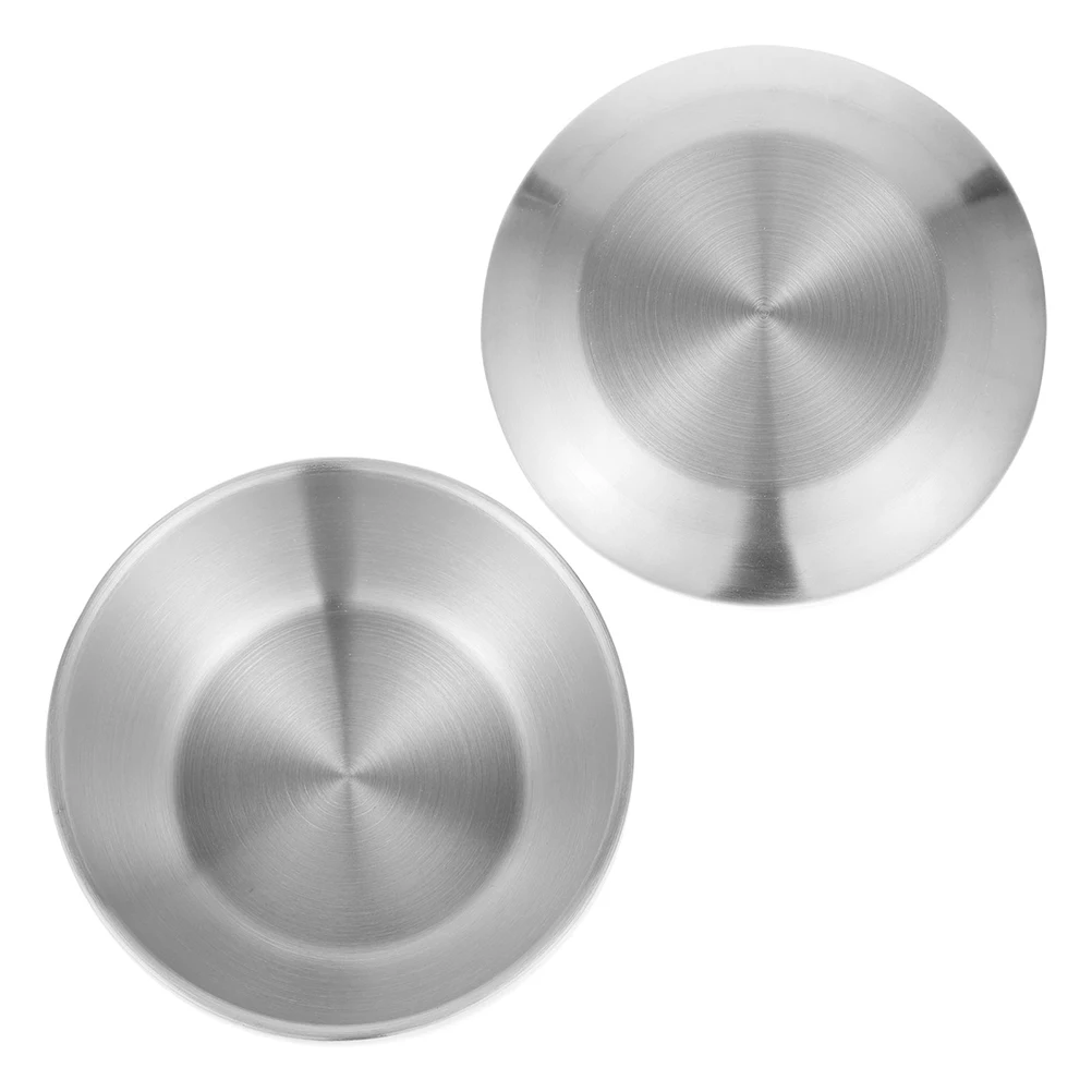 

Stainless Steel Double-layer Rice Bowl Lunch Baby with Cover Kids Dishes Bowls Lids Hand-Pulled Noodle Child
