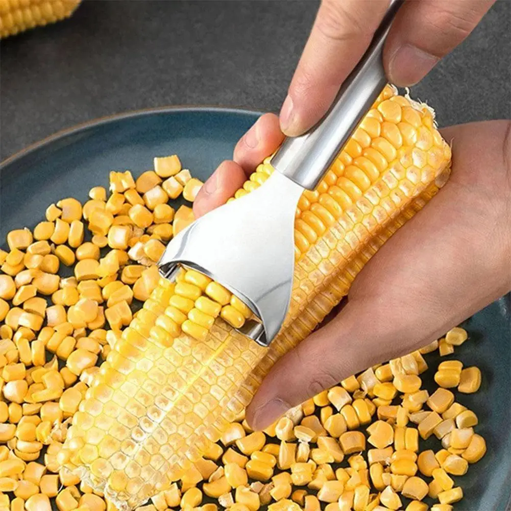 

Stainless Steel Corn Thresher Stripper Peeler Grater Fruit Peeler Kerneler Vegetable Kitchen Gadgets Accessories Corn Cutte M6B8