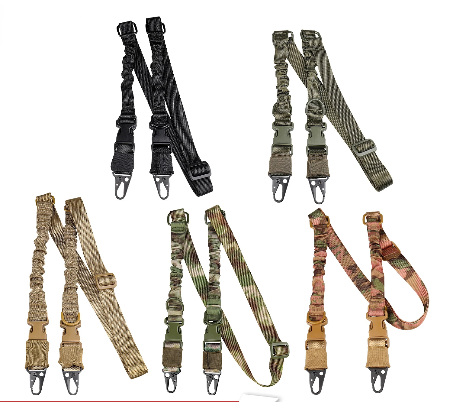 Dual Point Multi-function Tactical Strap Crossbody Single Point Strap Outdoor Double Point Mission Rope