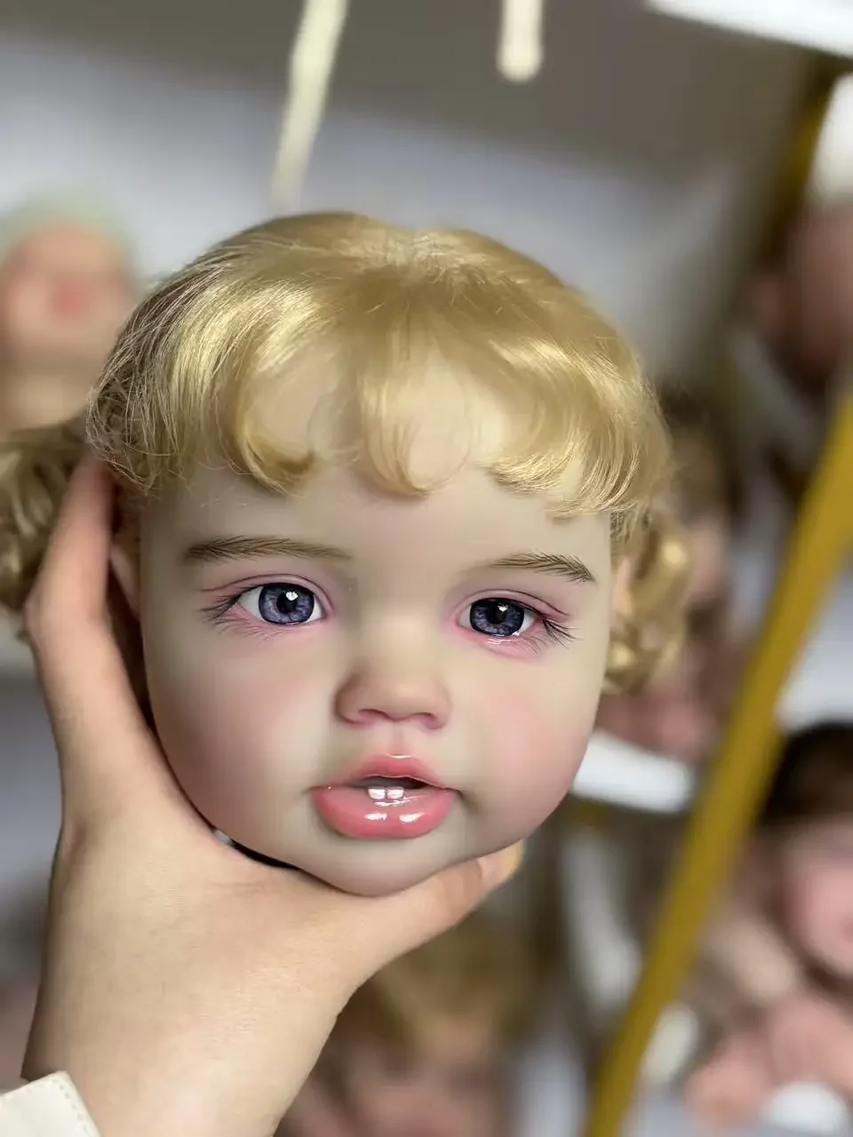 

DLS индивидуальные ограниченные поставки 24 дюйма Reborn Baby Lottie с ручными укорененными волосами DIY часть окрашенный комплект с тканевым корпусом