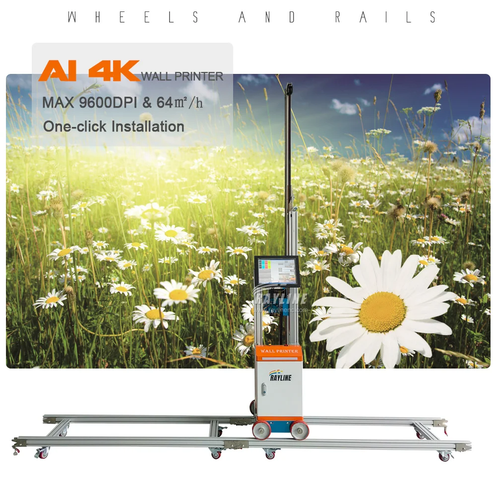 Perfect 3D Vertical UV dtf Wall Inkjet Printers Painting Printing Machine for Paper Glass Wood Ceramic Metals Art view 5