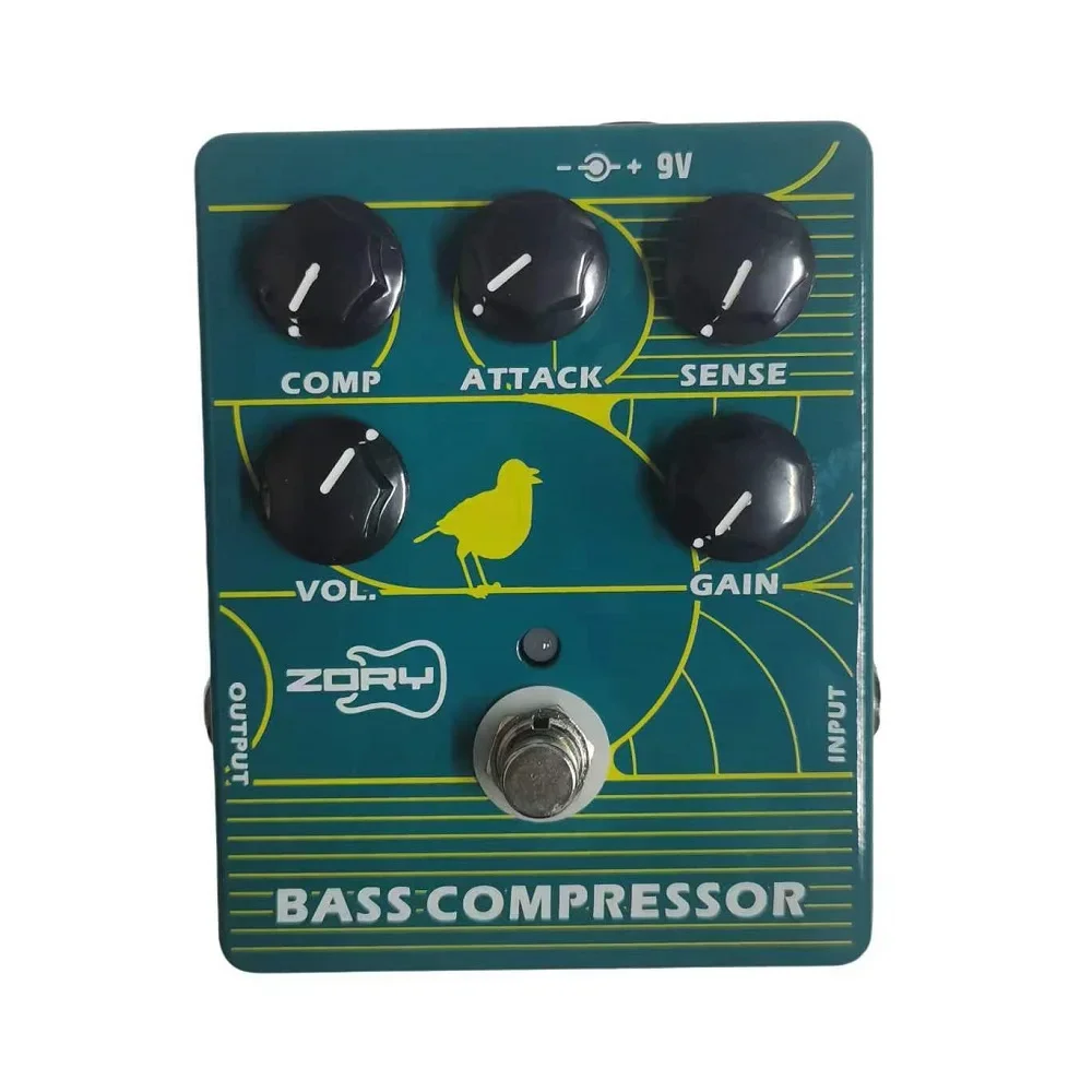 Pedal de Efecto para Guitarra ZORY Bass Compressor True Bypass zcp2