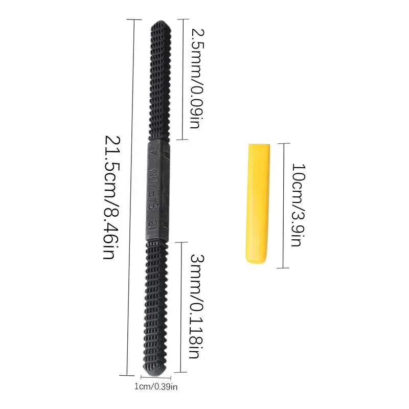 Thread Restorer File Carbon Steel Sturdy Rustproof Thread Repair File Multifunctional High Hardness Thread Repair Tool Restorer