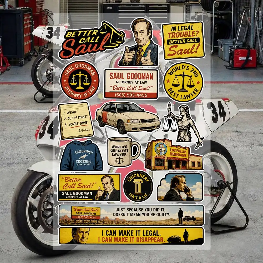 TV series B-etter CA-L-L- SA-uL- Waterproof Vinyl Stickers for Car Motorcycle Bike Skateboard Laptop Bottle Phone