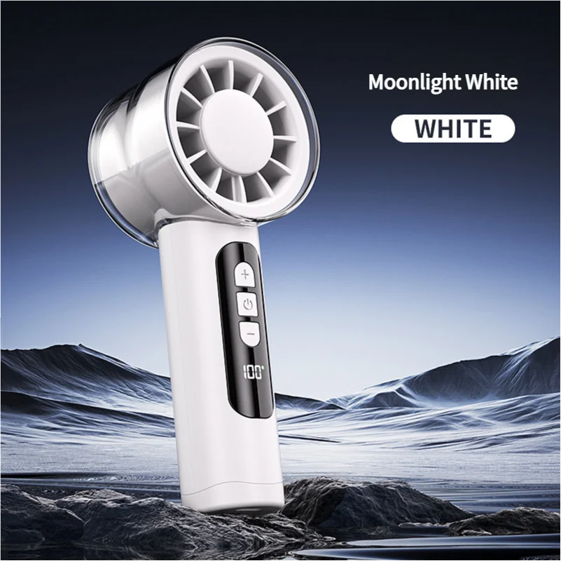 MEET SUN 2025 nuevo ventilador eléctrico de mano de alta velocidad de refrigeración Semiconductor USB portátil recargable al aire libre pequeño ventilador