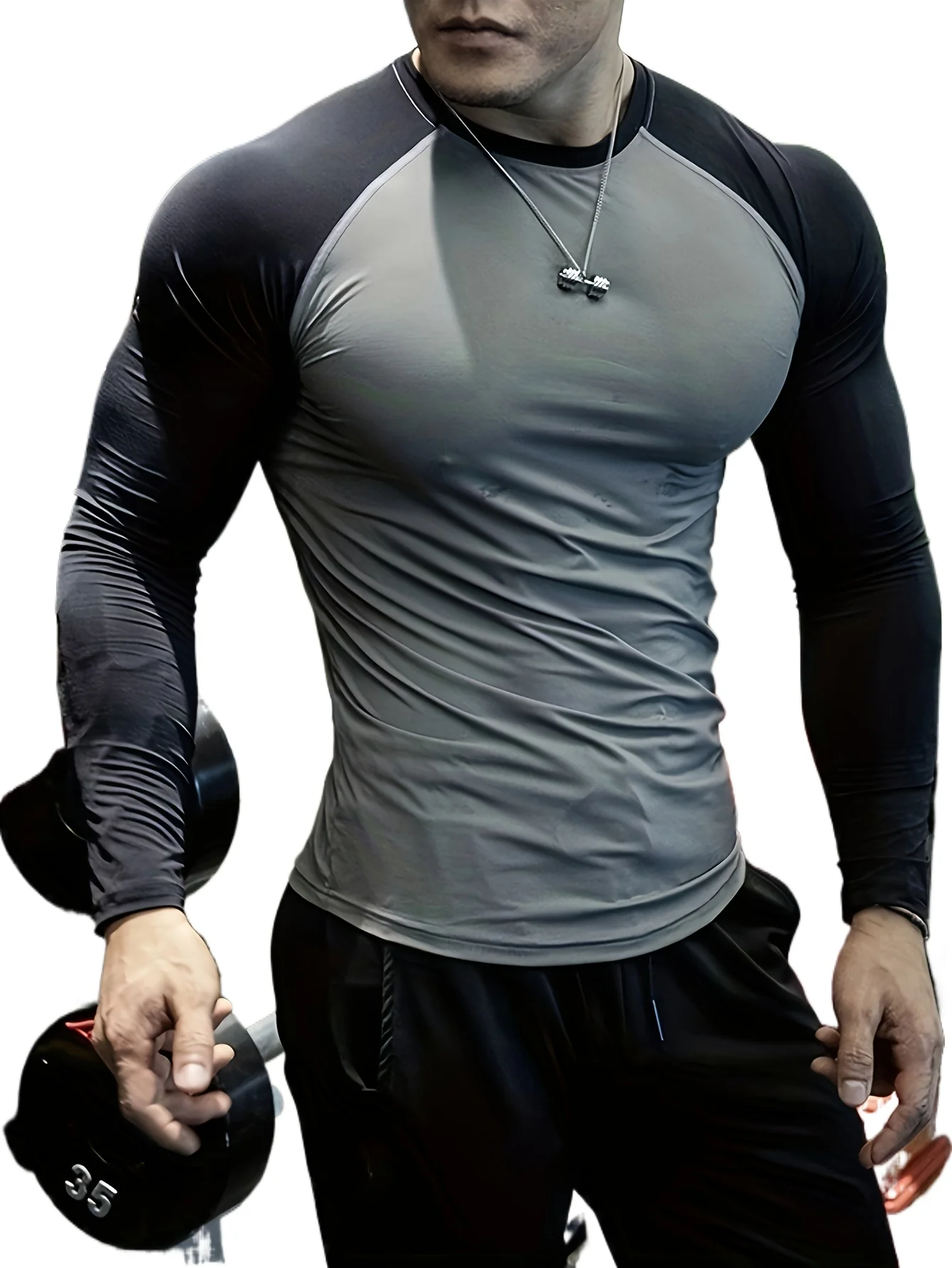 

Новинка 2025, мужской быстросохнущий облегающий топ для футбола и баскетбола, высокоэластичный компрессионный тренировочный костюм для велоспорта