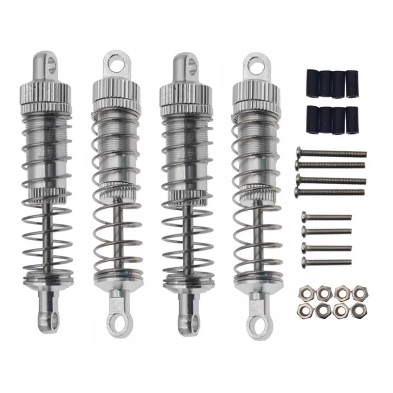 

Metal Adjustable Hydraulic Shock Absorber 4-piece Set for WPL C14 C24 C34 C44 D90 DIY Upgrade and Modify Accessories