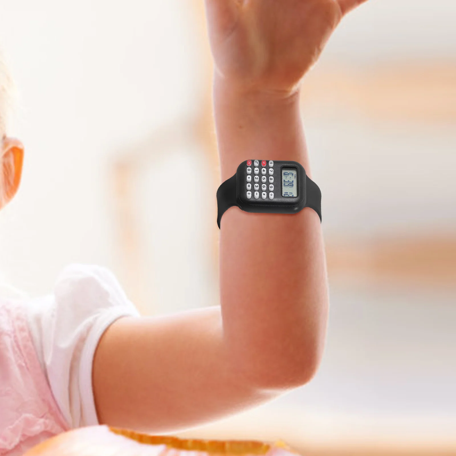 2 stks Rekenmachine Horloges Voor Kinderen Kinderen Elektronische Leren Horloge Multifunctionele Wiskunde Uurwerk Kindvriendelijk Draagbaar