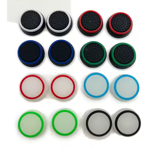 4PCS Controller Thumb Silicone Stick Grip Cap Cover for PS3 PS4 XBOX360 Switch Pro Controllers Game Accessories