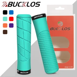 BUCKLOS MTB Rubber Handlebar Grips Soft Ergonomic Non-slip Bicycle Grip Lockable Road Mountain Bike Bar Grip Cycling Parts