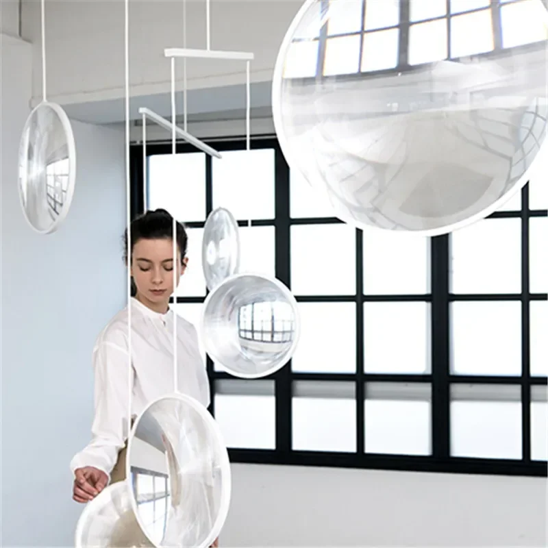 

Yuji Okitsu Pendant light LED replica design lamp Round clear glass globe light Hotel Living room Restaurant hanging lamp
