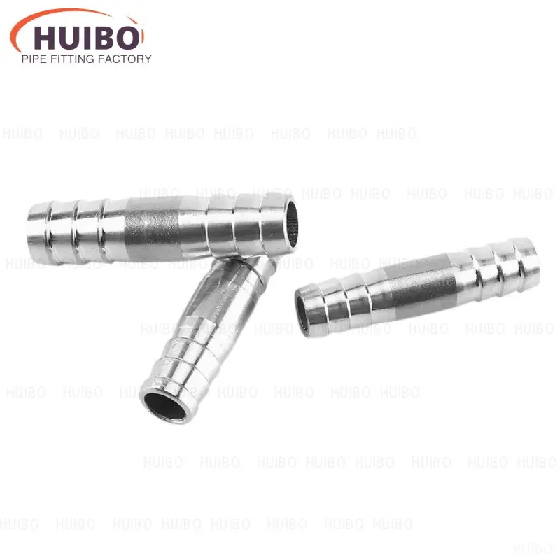 Tail Barb  6mm - 88mm Nipple Hose Barb Straight Two Way 304 Stainless Steel Pagoda Water Pipe Fitting Connector