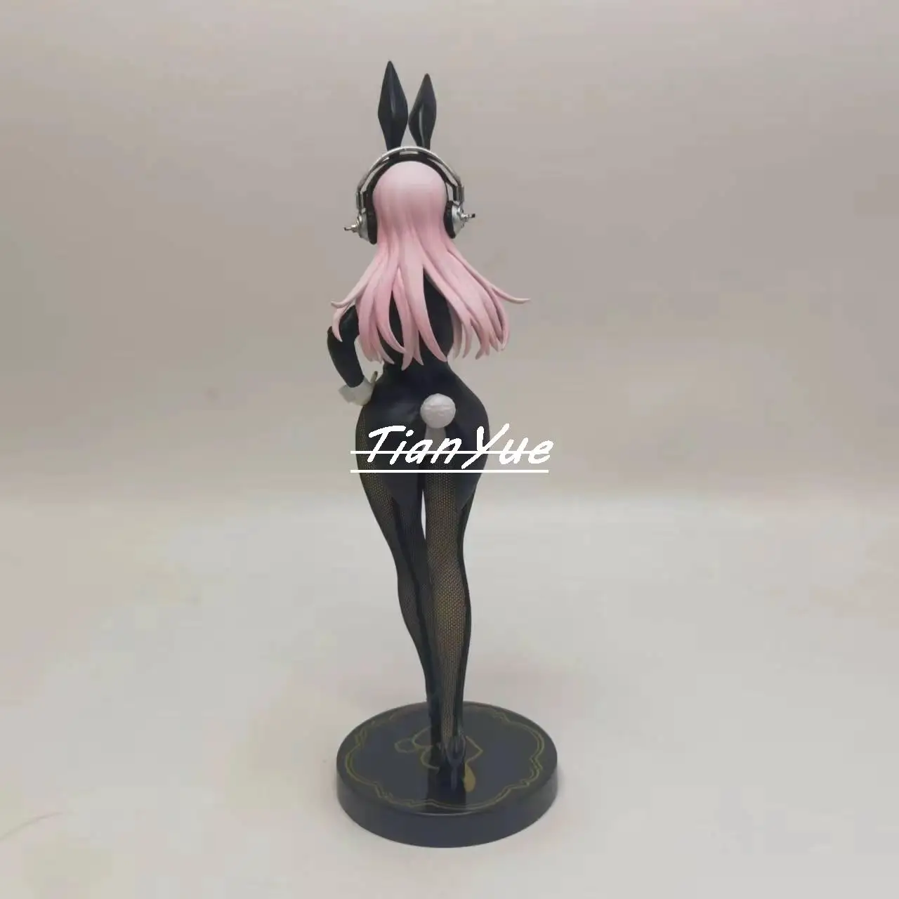 سوبر سونيكو جوارب الحرير الأسود أنيمي الأرنب نسخة PVC لطيف فتاة نموذج لجسم اللعب 31 سنتيمتر