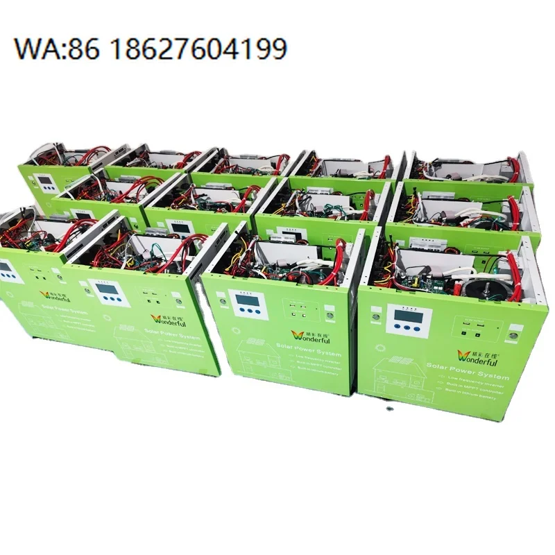 

300W 500W Solar Portable Power Station, MPPT Controller Complete Kit, Home Outdoor Off Grid Emergency Energy Supply