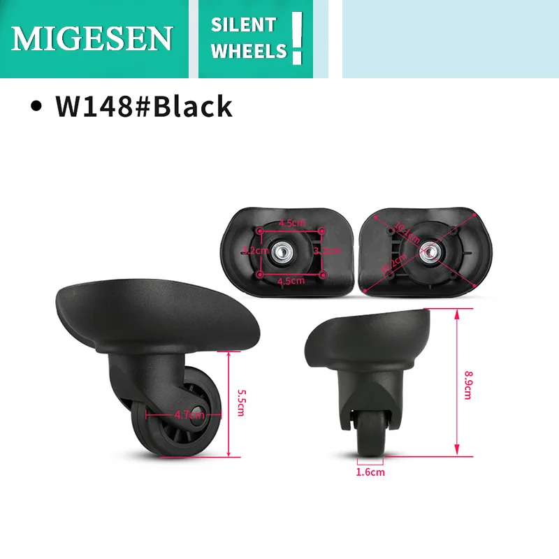 

Tie case Wide trolley suitcase Applicable A pair Disassembly Thicken Wear-resistant Shock-absorbing wheels